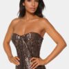 Sequin Feather Gown